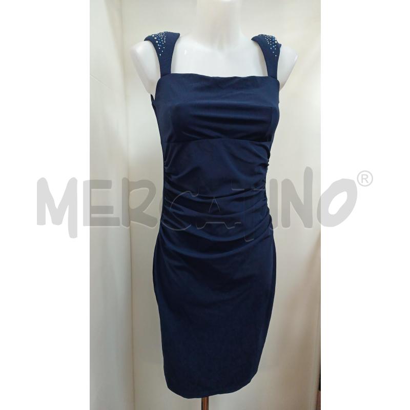 VESTITO DONNA PARAH BLUNOTTE SMANICATO BRETELLE CON STRASS  | Mercatino dell'Usato Torino tenivelli 1