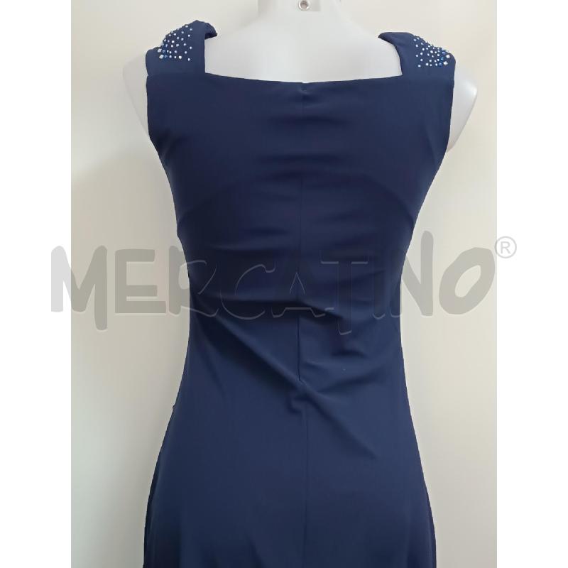 VESTITO DONNA PARAH BLUNOTTE SMANICATO BRETELLE CON STRASS  | Mercatino dell'Usato Torino tenivelli 4