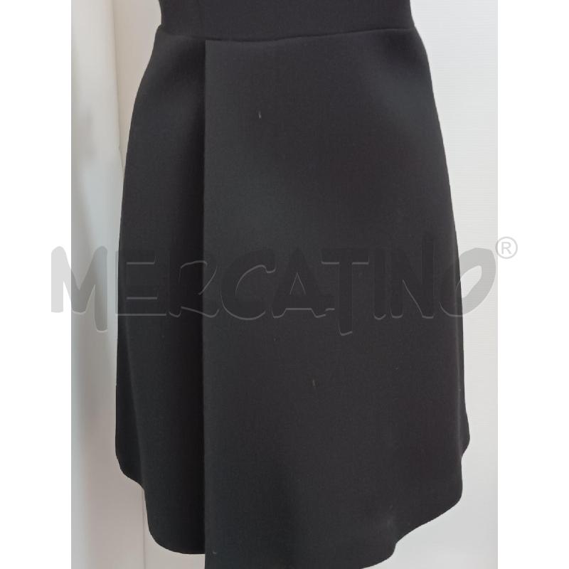 VESTITO DONNA PAROSH NERO SMANICATO FIORE FRANGE  | Mercatino dell'Usato Torino tenivelli 3