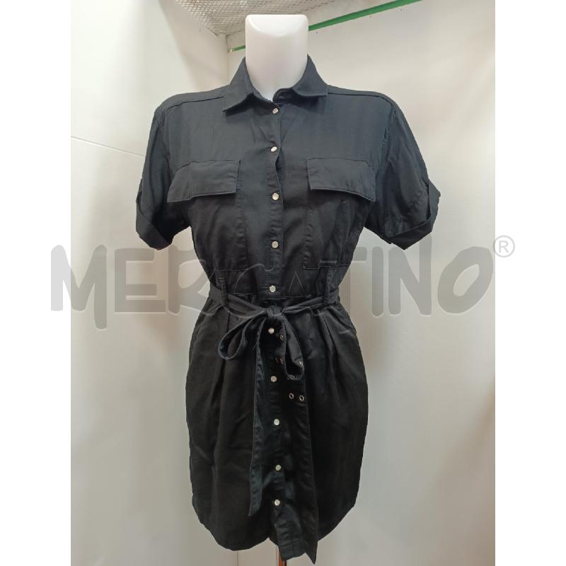 VESTITO DONNA PATRIZIA PEPE NERO 1/2 MANICA BOTTONI  | Mercatino dell'Usato Torino tenivelli 1