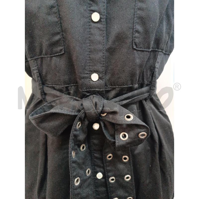 VESTITO DONNA PATRIZIA PEPE NERO 1/2 MANICA BOTTONI  | Mercatino dell'Usato Torino tenivelli 2