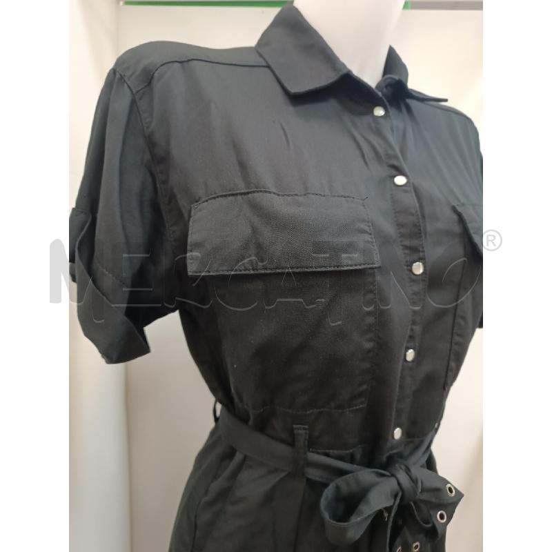 VESTITO DONNA PATRIZIA PEPE NERO 1/2 MANICA BOTTONI  | Mercatino dell'Usato Torino tenivelli 3