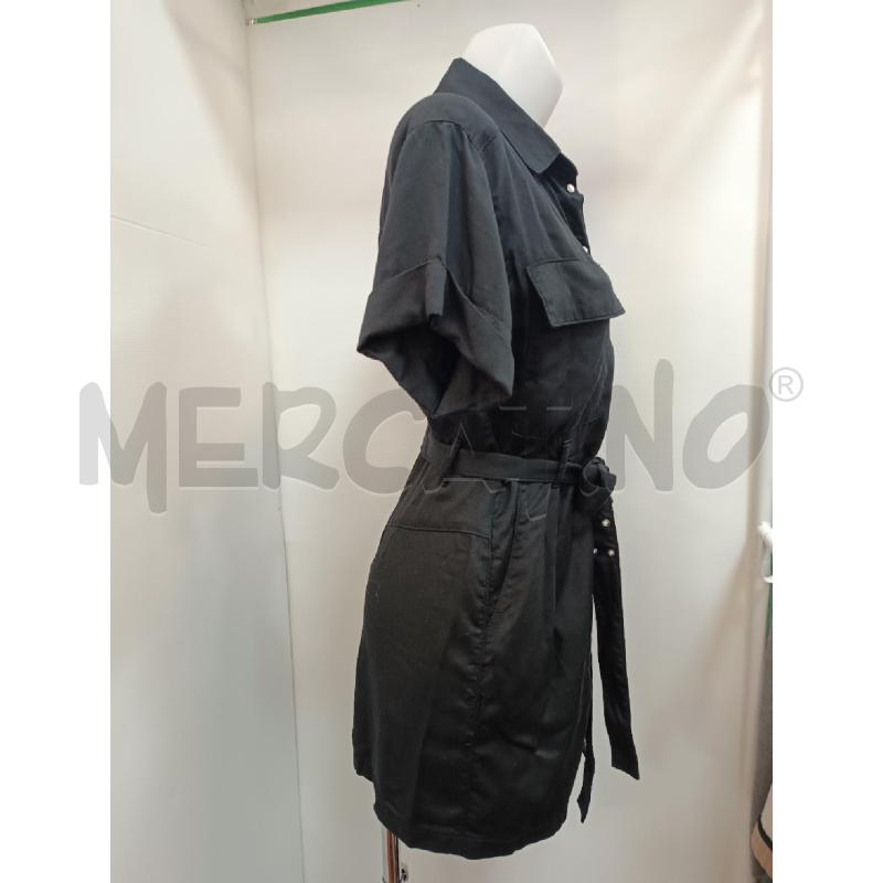 VESTITO DONNA PATRIZIA PEPE NERO 1/2 MANICA BOTTONI  | Mercatino dell'Usato Torino tenivelli 4