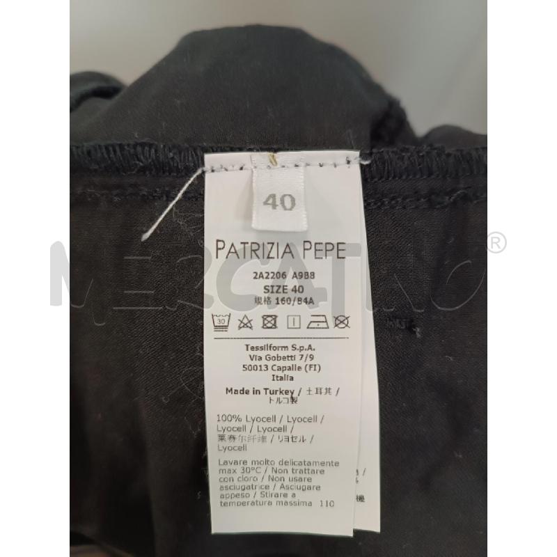 VESTITO DONNA PATRIZIA PEPE NERO 1/2 MANICA BOTTONI  | Mercatino dell'Usato Torino tenivelli 5