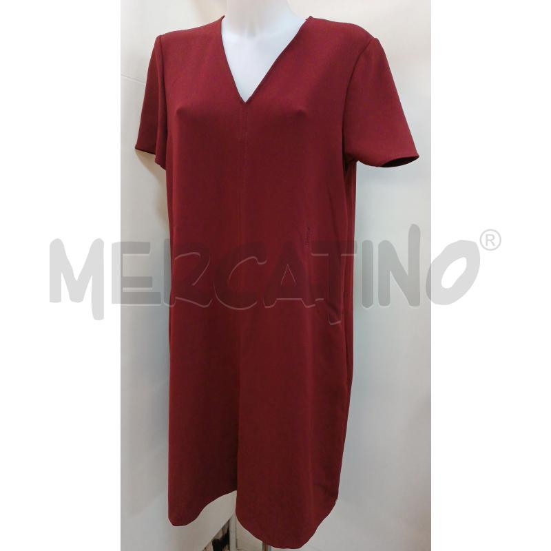 VESTITO DONNA PENNYBLACK BORDEAUX 1/2 MANICA SCOLLO V  | Mercatino dell'Usato Torino tenivelli 1