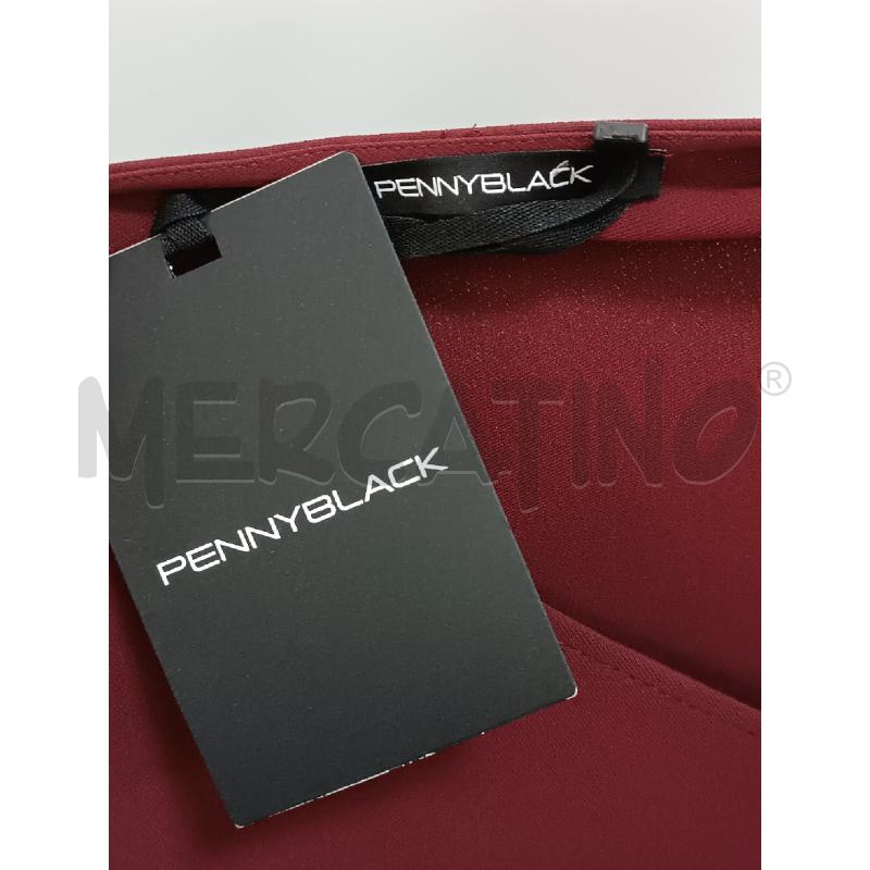 VESTITO DONNA PENNYBLACK BORDEAUX 1/2 MANICA SCOLLO V  | Mercatino dell'Usato Torino tenivelli 5