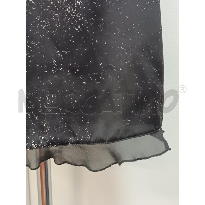 VESTITO DONNA PENNYBLACK NERA SMANICATA FANTASIA FIORI EFFETTO MACULATO  | Mercatino dell'Usato Torino tenivelli 3