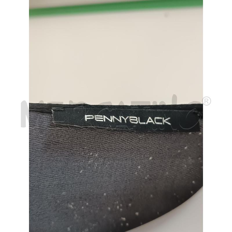 VESTITO DONNA PENNYBLACK NERA SMANICATA FANTASIA FIORI EFFETTO MACULATO  | Mercatino dell'Usato Torino tenivelli 5