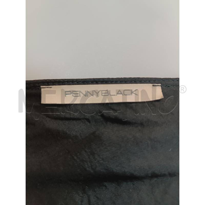 VESTITO DONNA PENNYBLACK NERO RIGHE BIANCHE | Mercatino dell'Usato Torino tenivelli 5