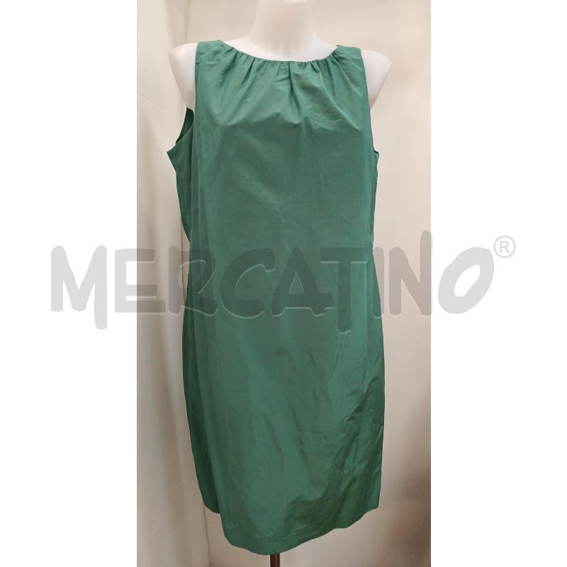 VESTITO DONNA PESERICO TURCHESE SMANICATO  | Mercatino dell'Usato Torino tenivelli 1