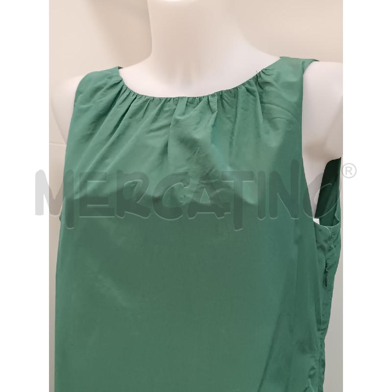 VESTITO DONNA PESERICO TURCHESE SMANICATO  | Mercatino dell'Usato Torino tenivelli 2