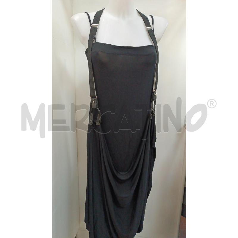 VESTITO DONNA PIERANTONIO GASPARI NERO BRETELLE | Mercatino dell'Usato Torino tenivelli 1