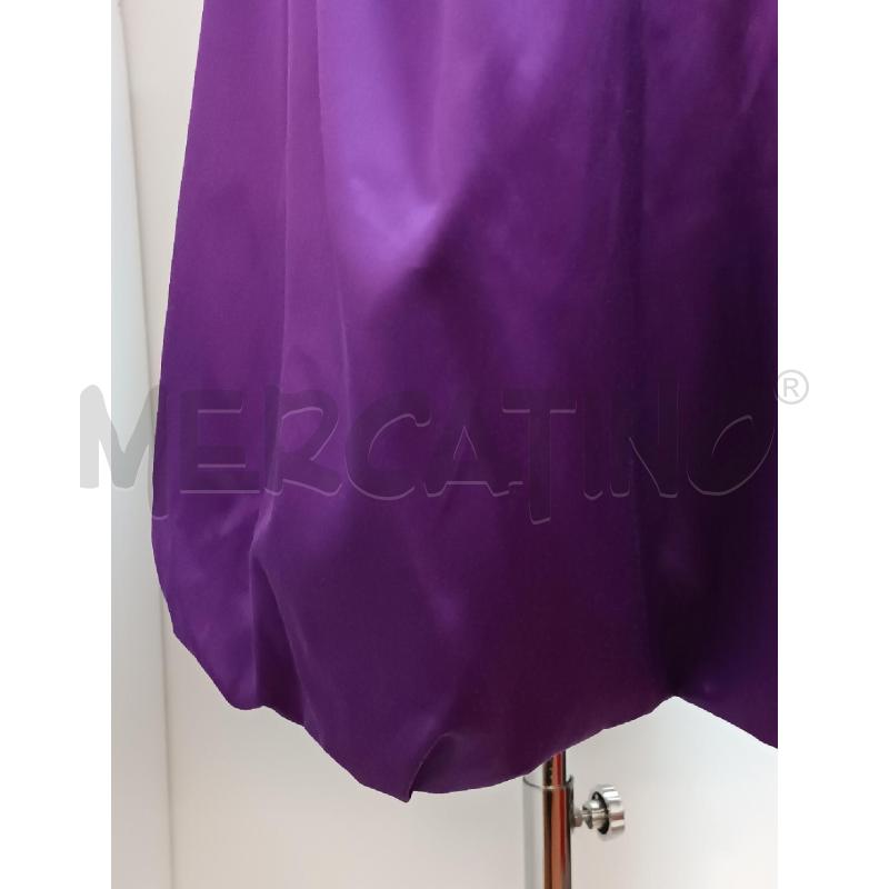 VESTITO DONNA PINKO DI RASO VIOLA MONOSPALLA  | Mercatino dell'Usato Torino tenivelli 3
