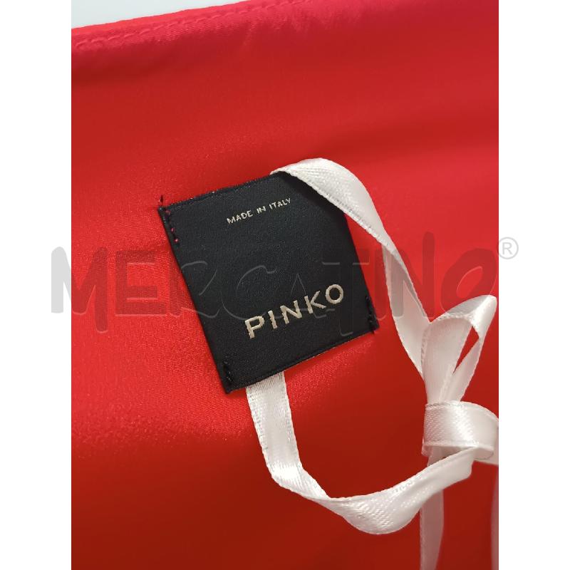 VESTITO DONNA PINKO ROSSO FRAGOLA 1/2MANICA VOLANT  | Mercatino dell'Usato Torino tenivelli 5