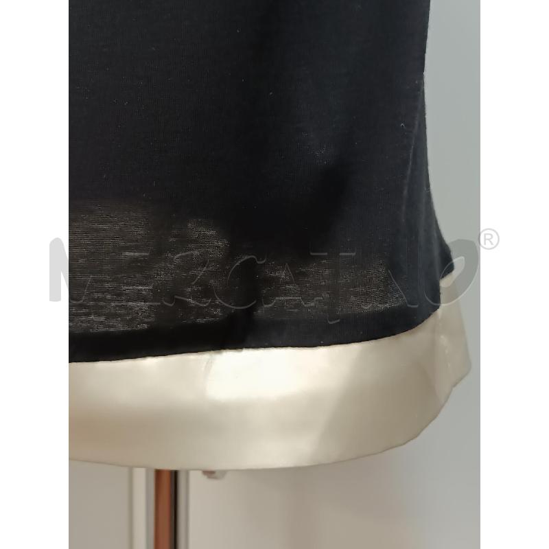 VESTITO DONNA RINASCIMENTO BIANCO SATINATO E GONNA NERA  | Mercatino dell'Usato Torino tenivelli 3