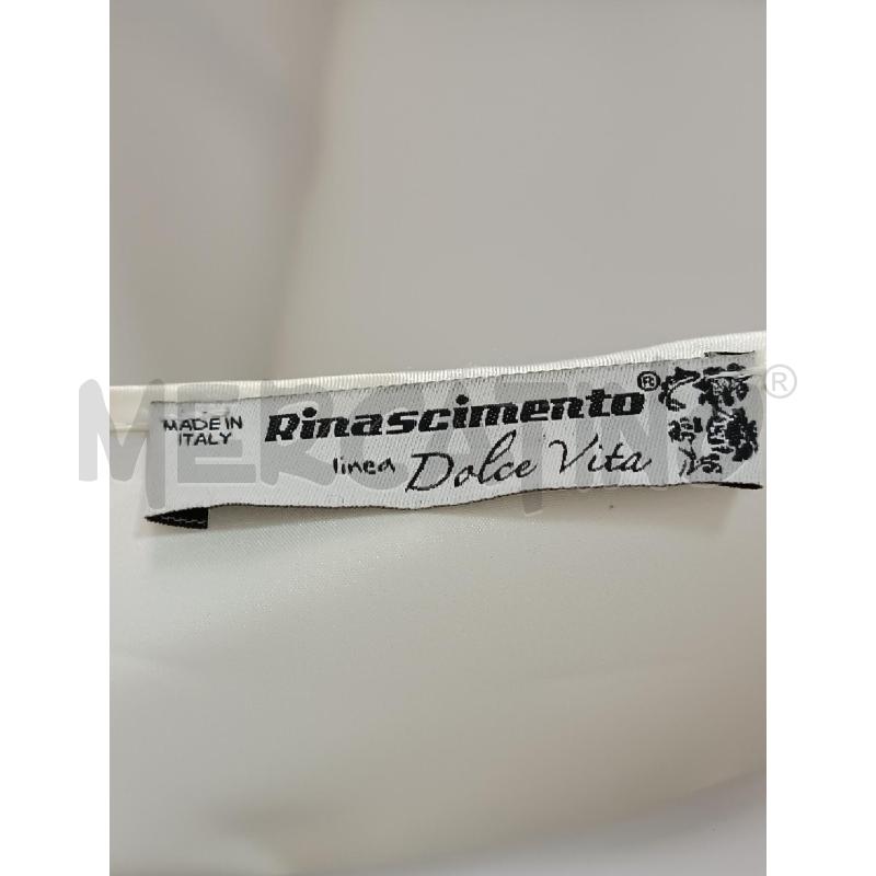 VESTITO DONNA RINASCIMENTO BIANCO SATINATO E GONNA NERA  | Mercatino dell'Usato Torino tenivelli 4