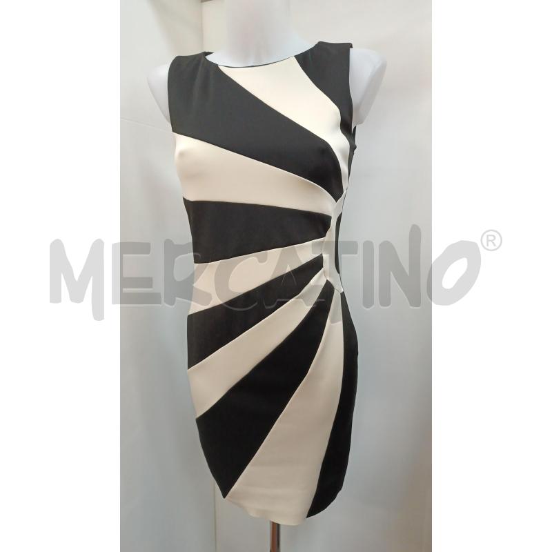 VESTITO DONNA RINASCIMENTO NERO BEIGE SMANICATO  | Mercatino dell'Usato Torino tenivelli 1