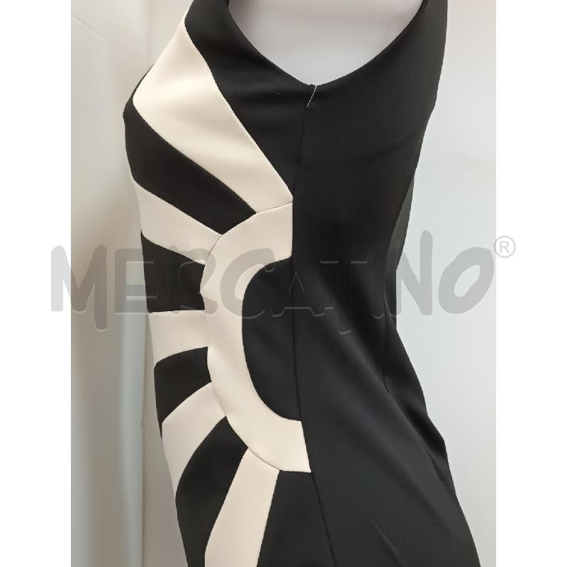 VESTITO DONNA RINASCIMENTO NERO BEIGE SMANICATO  | Mercatino dell'Usato Torino tenivelli 4