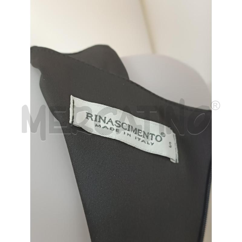 VESTITO DONNA RINASCIMENTO NERO BEIGE SMANICATO  | Mercatino dell'Usato Torino tenivelli 5