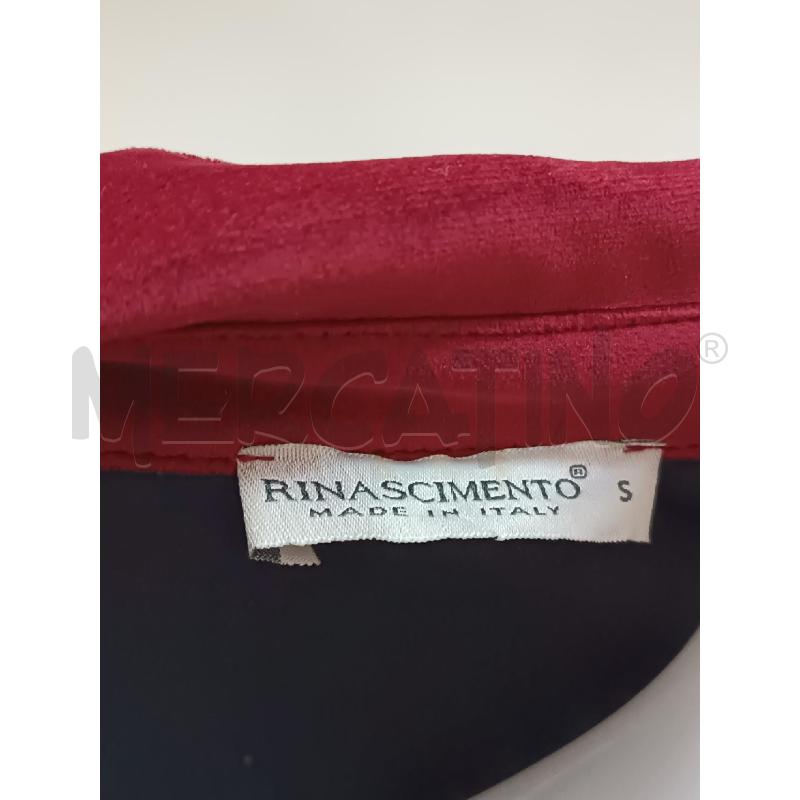 VESTITO DONNA RINASCIMENTO NERO VELLUTO ROSSO MANICA LUNGA  | Mercatino dell'Usato Torino tenivelli 5