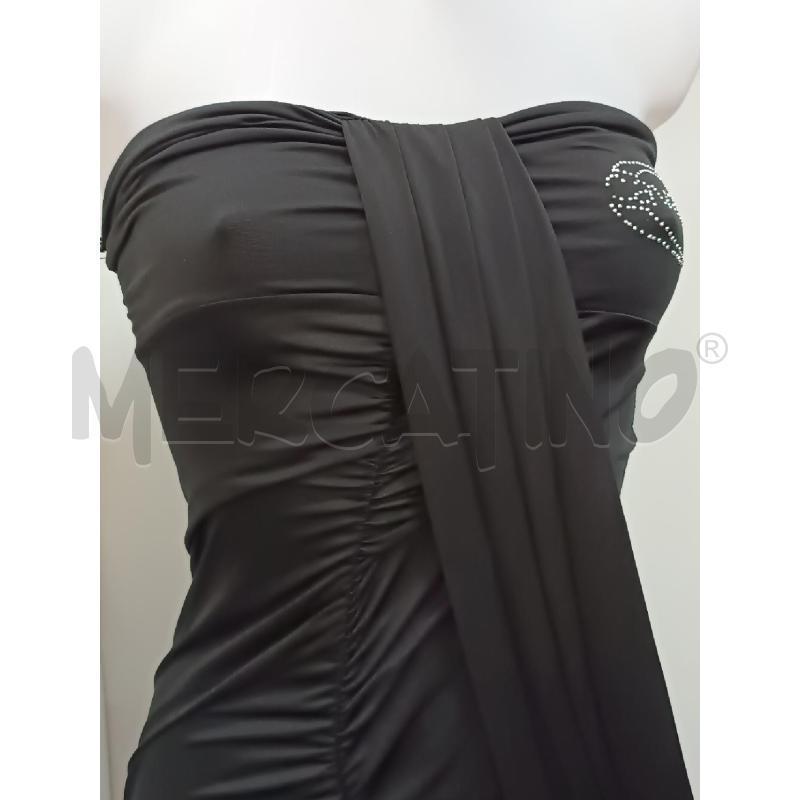 VESTITO DONNA ROBERTO CAVALLI NERO ARRICCIATO  | Mercatino dell'Usato Torino tenivelli 3