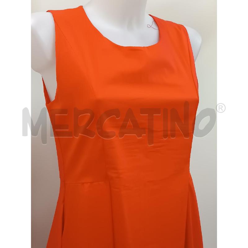 VESTITO DONNA ROSSO SMANICATO MADE ITALY TASCHE LATERALE | Mercatino dell'Usato Torino tenivelli 2