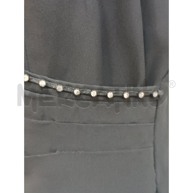 VESTITO DONNA SAHZA NERO BRETELLE CON STRASS  | Mercatino dell'Usato Torino tenivelli 3