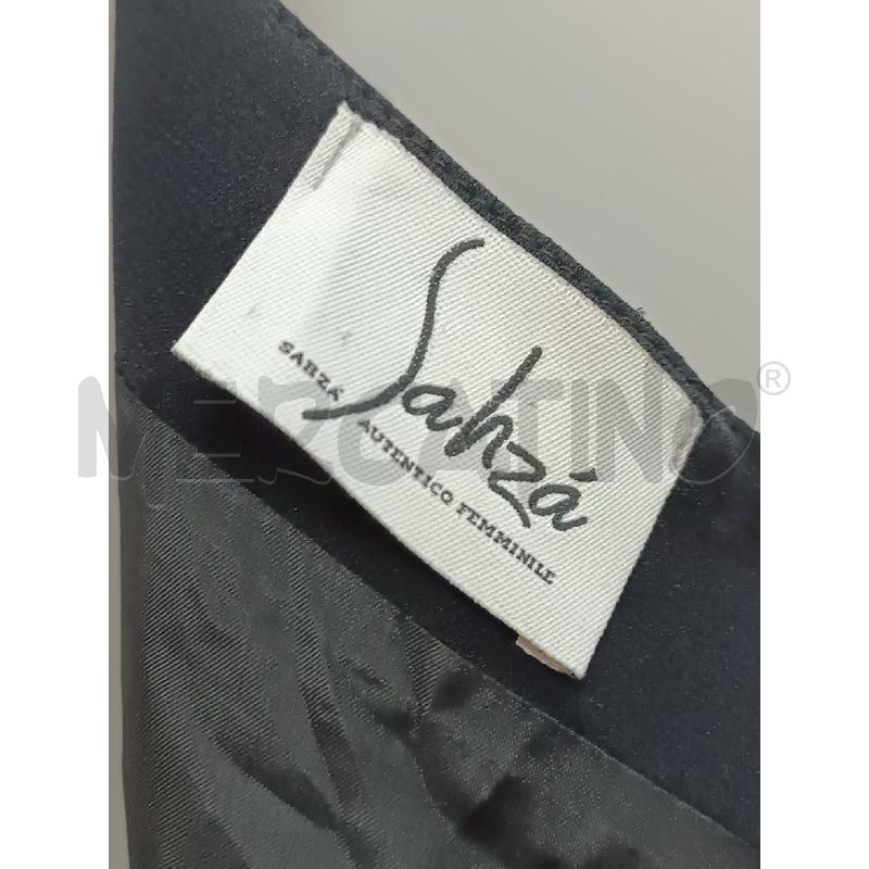 VESTITO DONNA SAHZA NERO BRETELLE CON STRASS  | Mercatino dell'Usato Torino tenivelli 4