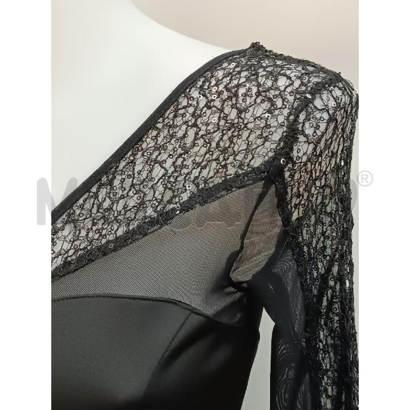 VESTITO DONNA SANDRO FERRONE A TUBINO ELASTICIZZATO MANICHE PIZZO  | Mercatino dell'Usato Torino tenivelli 3