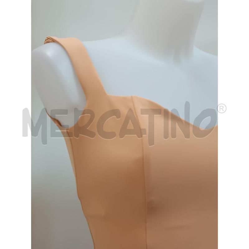 VESTITO DONNA SILENCE BEIGE BRETELLE  | Mercatino dell'Usato Torino tenivelli 2
