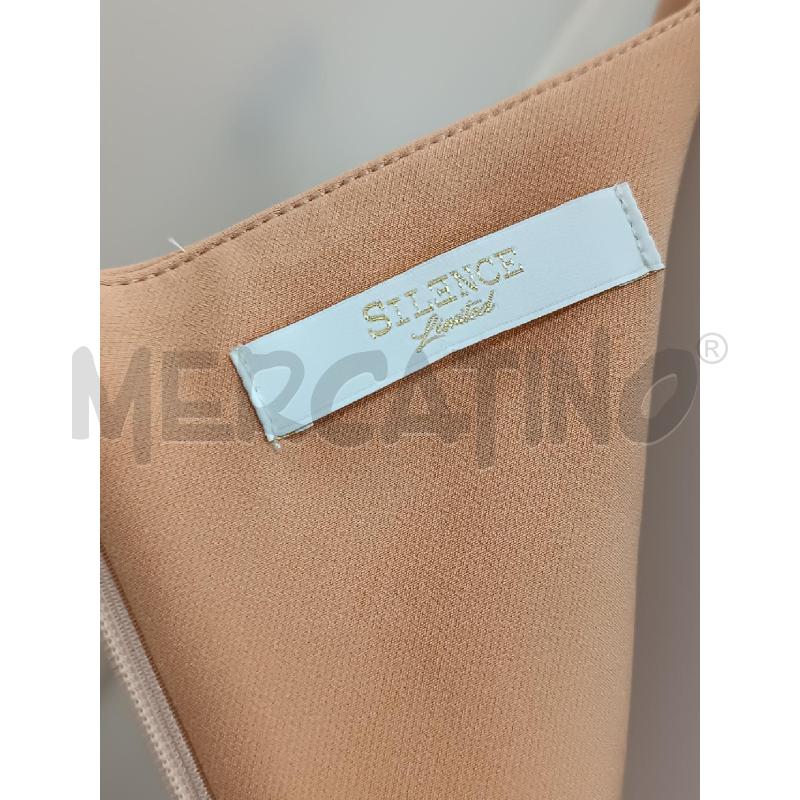 VESTITO DONNA SILENCE BEIGE BRETELLE  | Mercatino dell'Usato Torino tenivelli 4