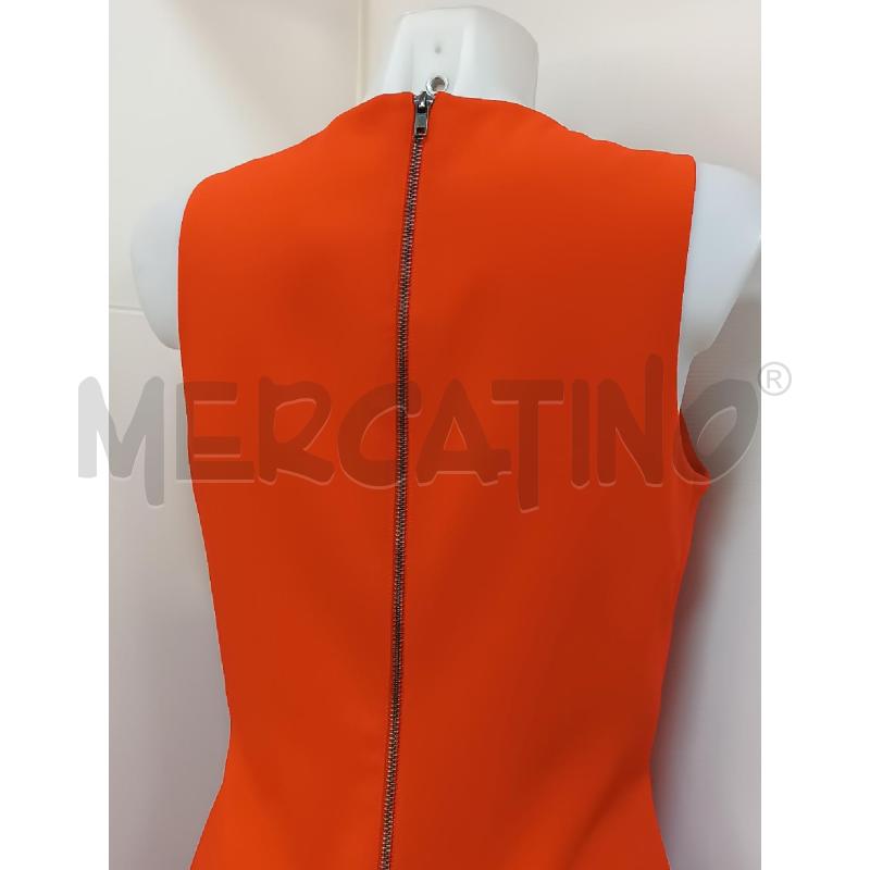 VESTITO DONNA SISLEY ROSSO SMANICATO  | Mercatino dell'Usato Torino tenivelli 3