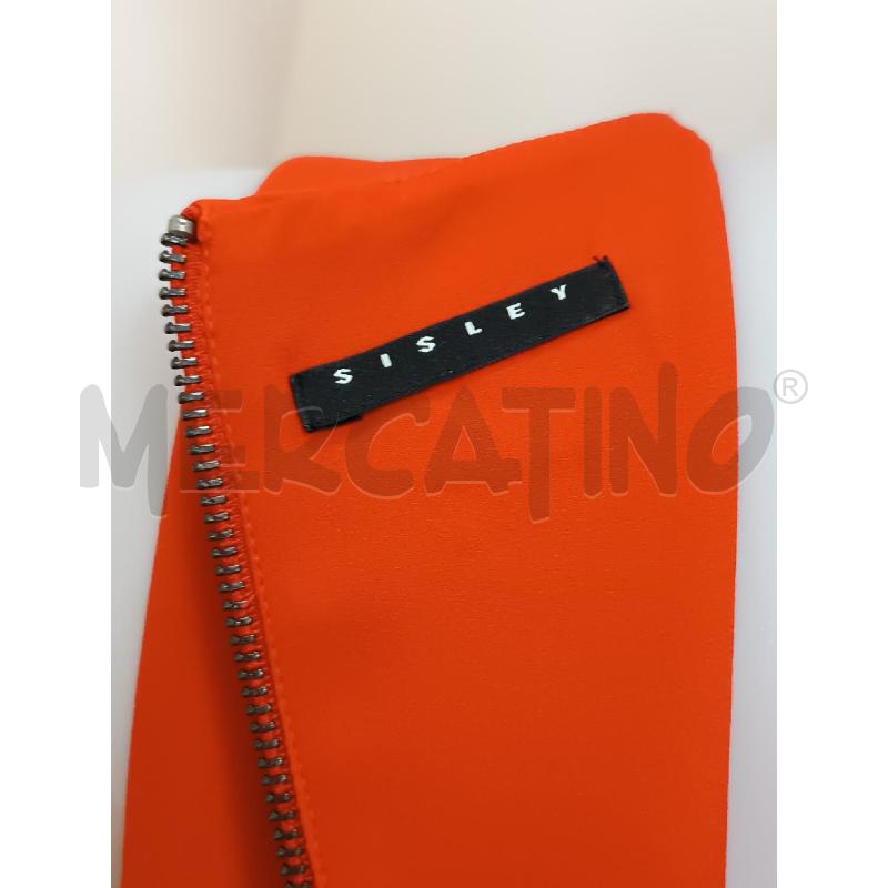 VESTITO DONNA SISLEY ROSSO SMANICATO  | Mercatino dell'Usato Torino tenivelli 4