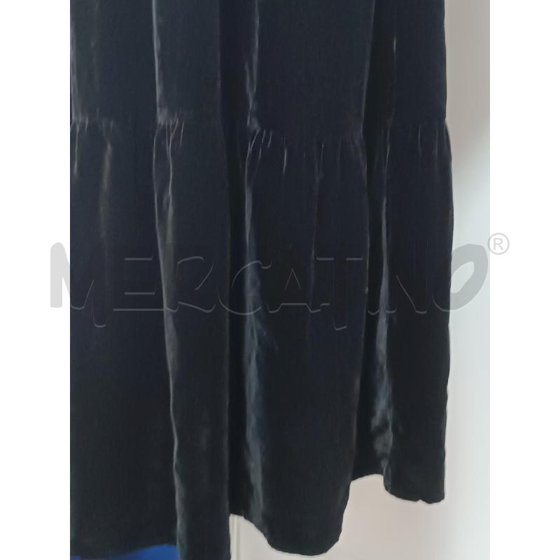 VESTITO DONNA STEFANEL NERO MANICA LUNGA EFFETTO VELLUTO LISCIO | Mercatino dell'Usato Torino tenivelli 3