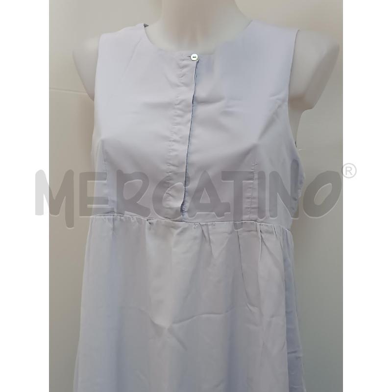 VESTITO DONNA TREBARRABI AZZURRO SMANICATO  | Mercatino dell'Usato Torino tenivelli 2