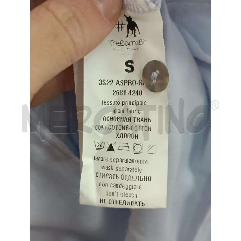 VESTITO DONNA TREBARRABI AZZURRO SMANICATO  | Mercatino dell'Usato Torino tenivelli 4