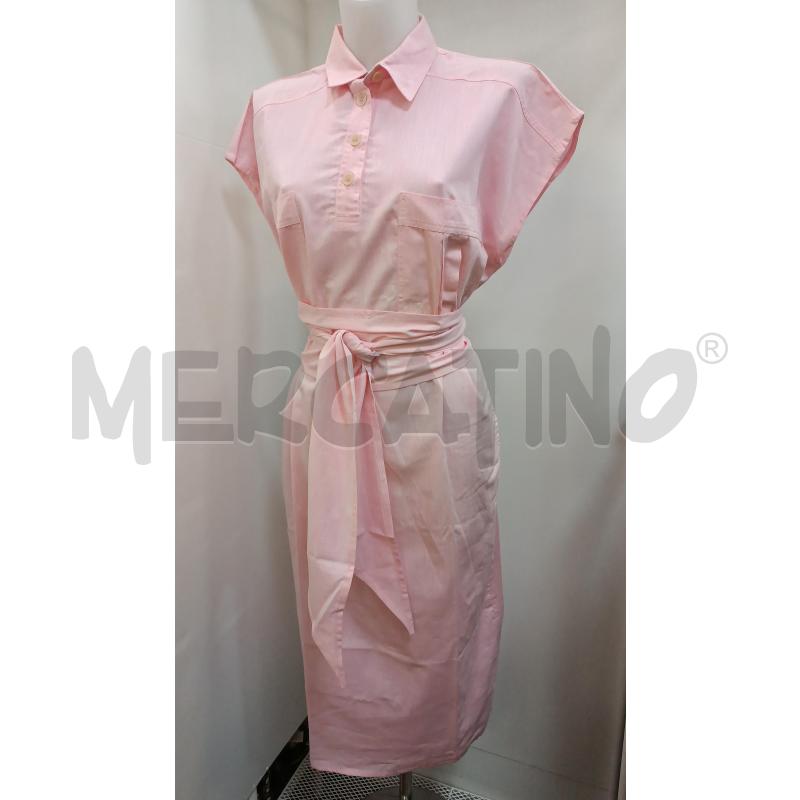 VESTITO DONNA TRUSSARDI COTONE ROSA SMANICATO  | Mercatino dell'Usato Torino tenivelli 1