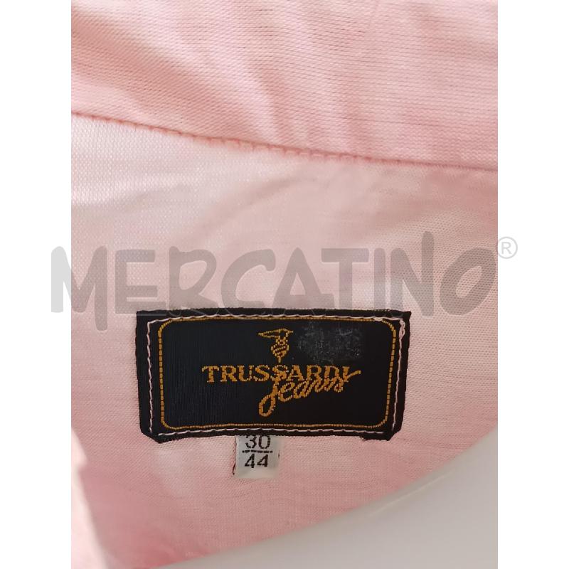 VESTITO DONNA TRUSSARDI COTONE ROSA SMANICATO  | Mercatino dell'Usato Torino tenivelli 4