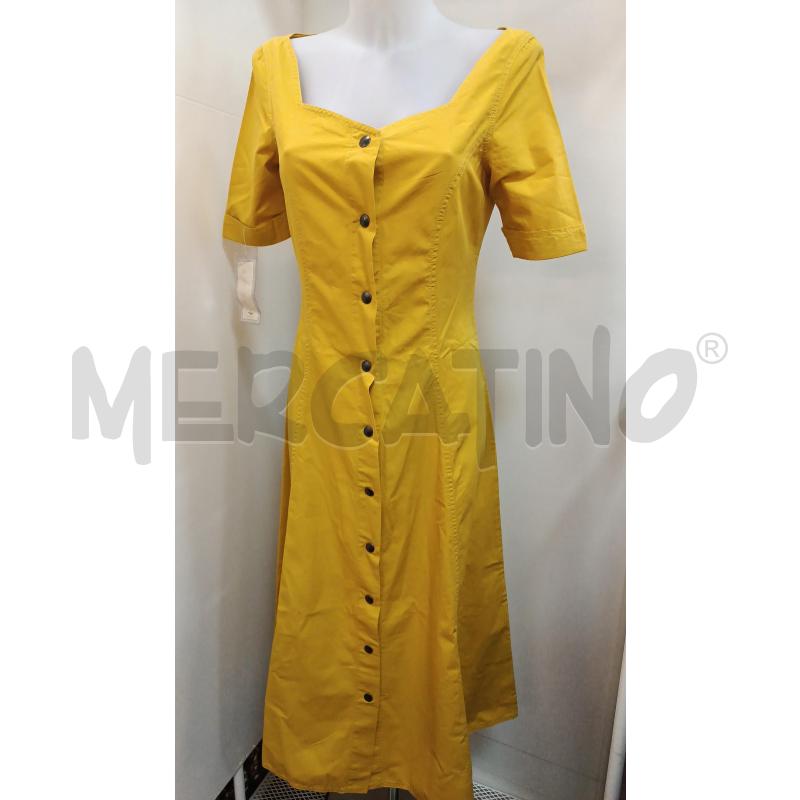 VESTITO DONNA TRUSSARDI GIALLO SENAPE 1/2MANICA  | Mercatino dell'Usato Torino tenivelli 1