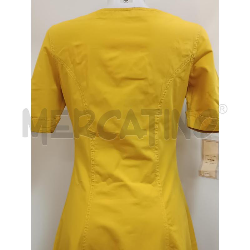 VESTITO DONNA TRUSSARDI GIALLO SENAPE 1/2MANICA  | Mercatino dell'Usato Torino tenivelli 4