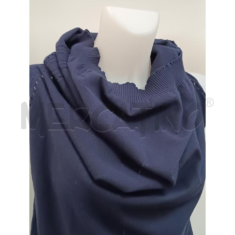 VESTITO DONNA TWINSET BLUNOTTE SMANICATO COLLO LARGO  | Mercatino dell'Usato Torino tenivelli 2