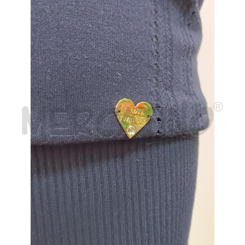 VESTITO DONNA TWINSET BLUNOTTE SMANICATO COLLO LARGO  | Mercatino dell'Usato Torino tenivelli 3
