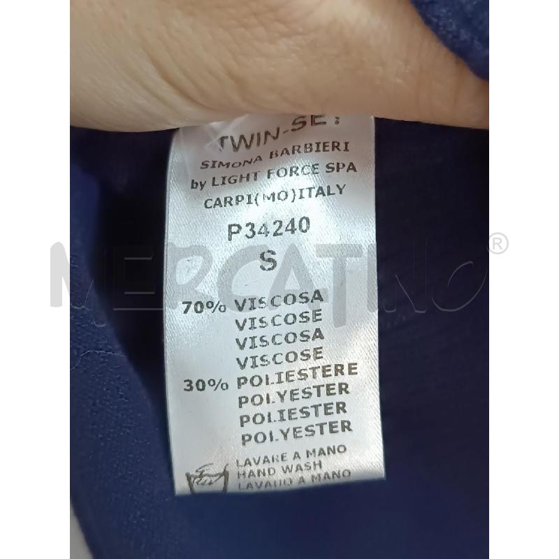 VESTITO DONNA TWINSET BLUNOTTE SMANICATO COLLO LARGO  | Mercatino dell'Usato Torino tenivelli 5