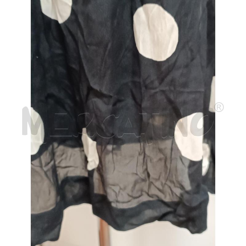 VESTITO DONNA TWIN SET NERO POIS BIANCHI  | Mercatino dell'Usato Torino tenivelli 3