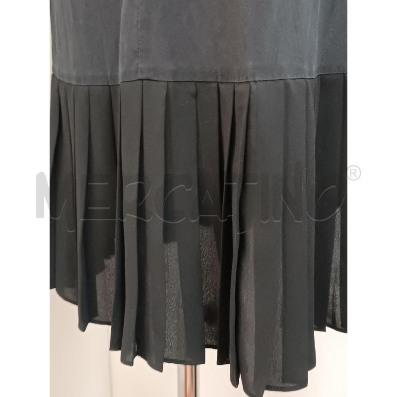 VESTITO DONNA TWIN SET NERO SETA PIZZO BIANCO | Mercatino dell'Usato Torino tenivelli 3
