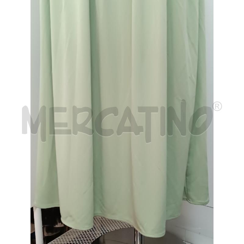 VESTITO DONNA ZARA VERDE SALVIA SMANICATO APERTURA NELLA SCHIENA  | Mercatino dell'Usato Torino tenivelli 4