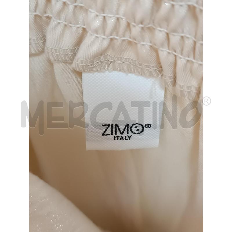 VESTITO DONNA ZIMO BRETELLE BEIGE LUCCICANTE FIOCCO  | Mercatino dell'Usato Torino tenivelli 5