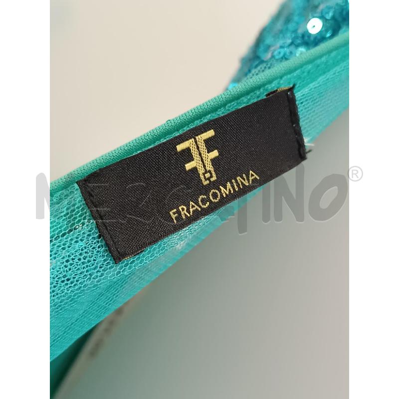 VESTITO LUNGO DONNA FRACOMINA BLU PAILLETTES + SCIALLA DA SPALLA  | Mercatino dell'Usato Torino tenivelli 5