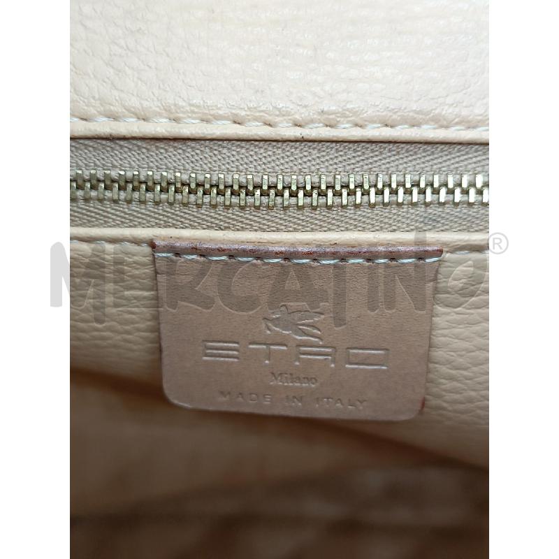 ZAINO DONNA ETRO MARRONE FANTASIA ARABESCATA  | Mercatino dell'Usato Torino tenivelli 4