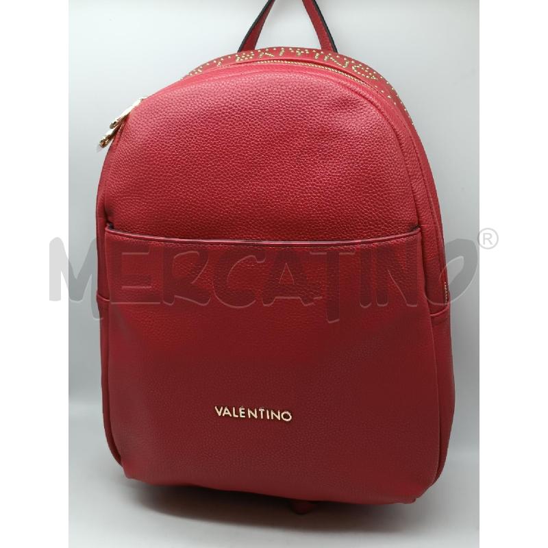 ZAINO DONNA MARIO VALENTINO ROSSO MARTELLATO  | Mercatino dell'Usato Torino tenivelli 1
